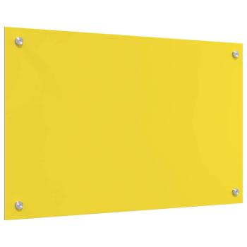 Küchenrückwand Gelb 80x50x0,6 cm Sicherheitsglas