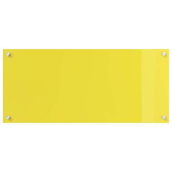 Küchenrückwand Gelb Einscheibensicherheitsglas 90 x 40 x 0.6 cm