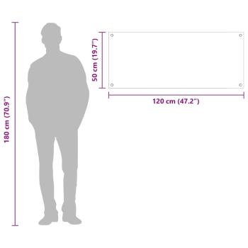 Küchenrückwand Schwarz 120x50x0.6 cm Sicherheitsglas