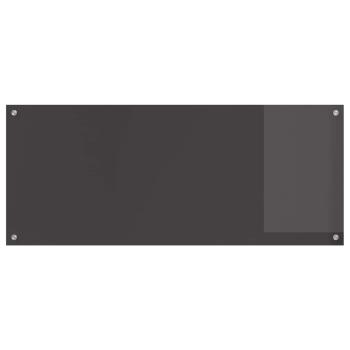 Küchenrückwand dunkelgrau 120x50x0,6 cm Hartglas