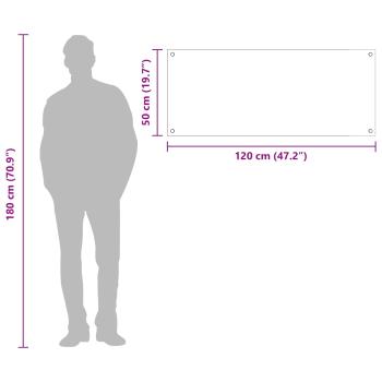 Küchenrückwand dunkelgrau 120x50x0,6 cm Hartglas