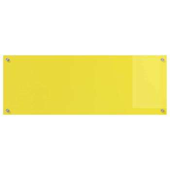Küchenrückwand Gelb 110x40x0,6 cm Sicherheitsglas