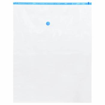 Aufbewahrungstaschen 5 stk. Transparent und Blau 100 x 80 cm