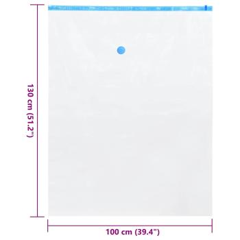 Vakuum-Aufbewahrungsbeutel 10er Set 130x100 cm