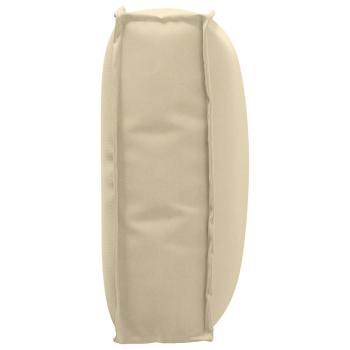 Kissen Beige 50 x 40 x 12 cm Oxford-Stoff