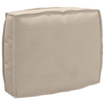 ARDEBO.de - Outdoor Kissen Taupe Polyester 50 x 40 x 12 cm Sofakissen