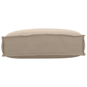 Outdoor Kissen Taupe Polyester 50 x 40 x 12 cm Sofakissen