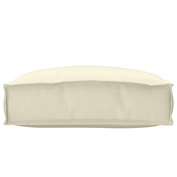 ARDEBO.de - Outdoor Kissen Creme Polyester 50x50 Wasserresistente Materialien