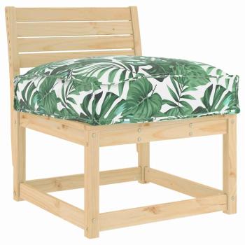 ARDEBO.de - Outdoor Kissen Grün Polyester 50 x 50 x 12 cm Muster Kissen