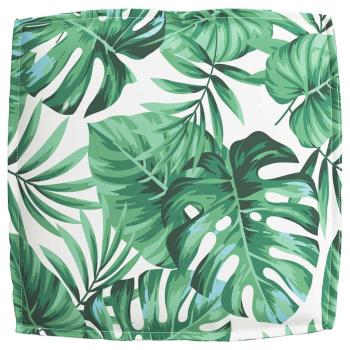 Outdoor Kissen Grün Polyester 50 x 50 x 12 cm Muster Kissen