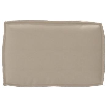 Outdoor Kissen Taupe Polyester 60 cm x 40 cm x 12 cm