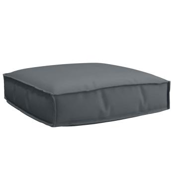 ARDEBO.de - Outdoor Kissen Anthrazit Polyester 60 cm x 60 cm