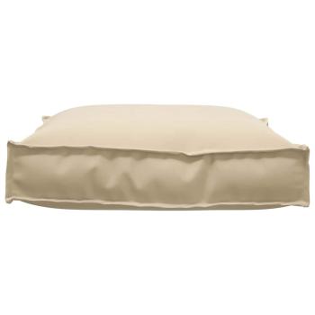 Palettencushion für Sitz Beige 70x70x12 cm Oxford-Stoff