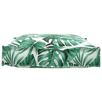 Kissen Blatt Blattmuster 70 x 70 x 12 cm Oxford-Stoff
