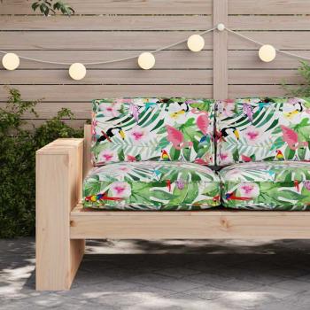 Außenkissen Tropischer Dschungel Polyester 80 x 12 x 80 cm