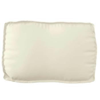 Kissen Creme Baumwolle 70 x 12 x 40 cm Kissen Rechteckig