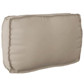 ARDEBO.de - Kissen Taupe 100% Polyester 70 x 12 x 40 cm