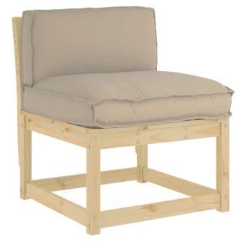 Kissen Taupe 100% Polyester 70 x 12 x 40 cm