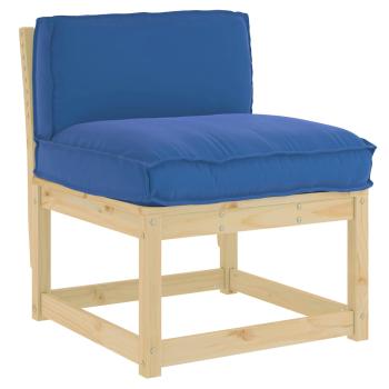 ARDEBO.de - Kissen Royalblau Polyester 70 x 12 x 40 cm Wasserabweisend