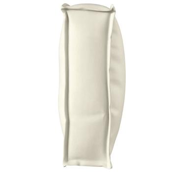 Outdoor Kissen Creme Polyester 40 x 40 x 12 cm Abnehmbare Bezüge