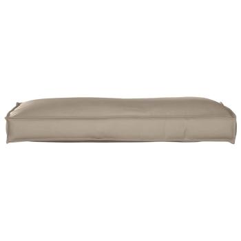 Outdoor Kissen Taupe Polyester 40 x 40 x 12 cm