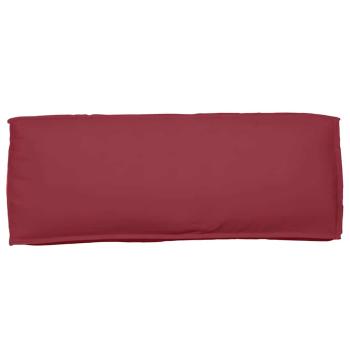 Outdoor Kissen Burgunderrot Polyester 120 x 12 x 40 cm