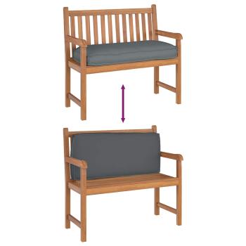 Kissen Anthrazit 120 x 50 x 12 cm Oxford-Stoff