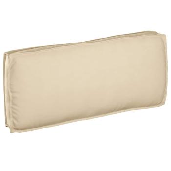Kissen Oxford-Stoff Beige 120 x 50 x 12 cm