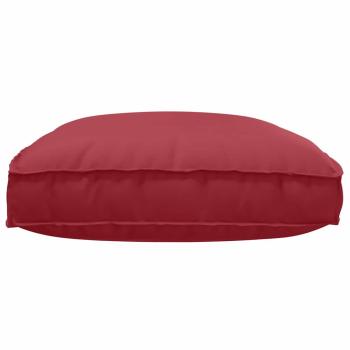 Outdoor Kissen Burgunderrot Polyester 120 x 12 x 80 cm