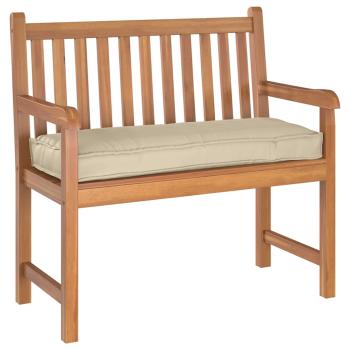 Outdoor Kissen Beige Baumwolle 100 x 40 x 8 cm Couchkissen