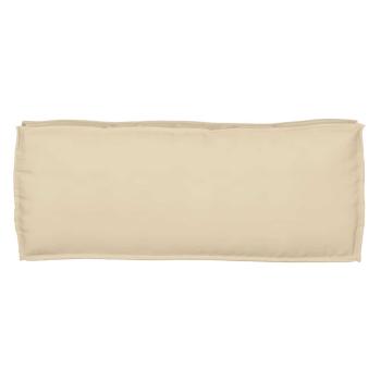 Outdoor Kissen Beige Baumwolle 100 x 40 x 8 cm Couchkissen