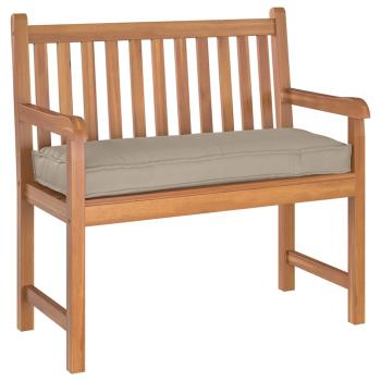 Außenkissen Taupe Polyester 100 x 40 x 8 cm Langlebig