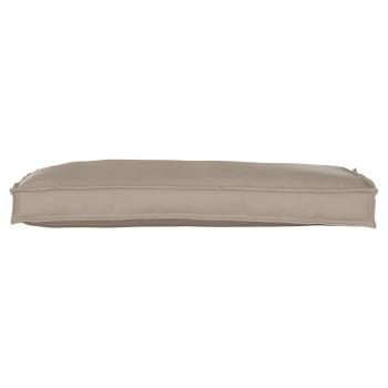 Außenkissen Taupe Polyester 100 x 40 x 8 cm Langlebig