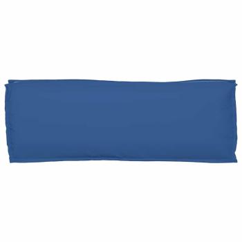 Außenkissen Royalblau Polyester 110 x 40 x 8 cm Stuhlkissen