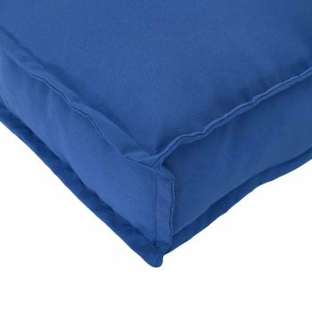 Außenkissen Royalblau Polyester 110 x 40 x 8 cm Stuhlkissen