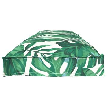 Außenkissen Blattmuster Baumwolle, Polyester 150 x 40 x 8 cm