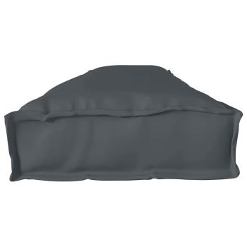 Bankkissen Anthrazit Polyester 200x40x8cm Palettenkissen