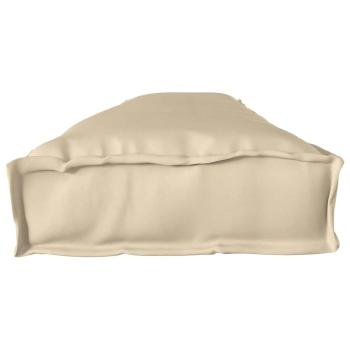 Outdoor Kissen Beige Polyester 200 cm x 40 cm Outdoor Kissen