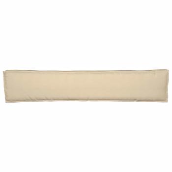 Outdoor Kissen Beige Polyester 200 cm x 40 cm Outdoor Kissen