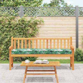 Gartenkissen Blättermuster Baumwolle Groß Modern Rechteckig