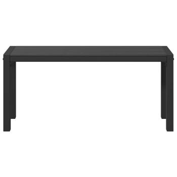 Gartenbank Schwarz 100 x 28 x 45 cm Stahl