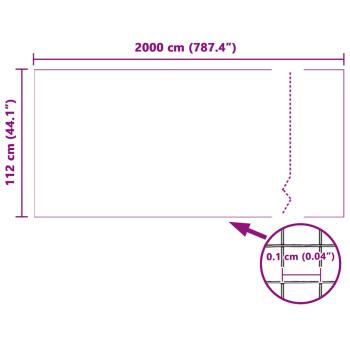 Insektenschutznetz Weiß 112x2000 cm Fiberglas