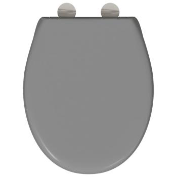 Toilettensitz Grau 47 x 37 x 4 cm Duroplast