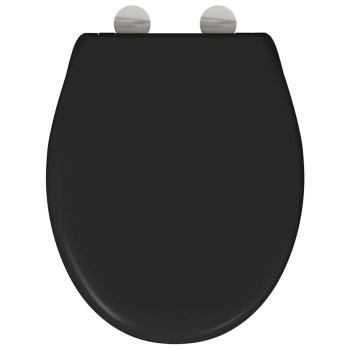 Toilettensitz Schwarz 47 x 37 x 4 cm Duroplast