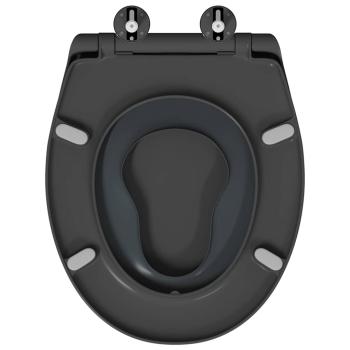 Familien-Toilettensitz mit Kindersitz Schnellentriegelung Duroplast