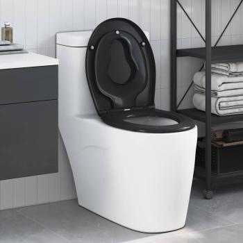 ARDEBO.de - Familien-Toilettensitz mit Kindersitz Schnelle Freisetzung Duroplast