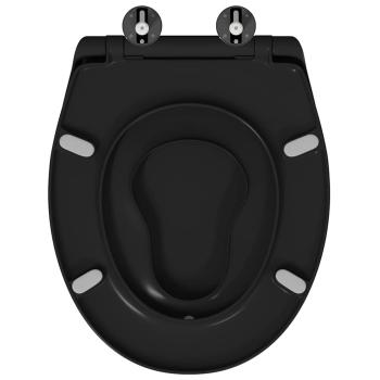 Familien-Toilettensitz mit Kindersitz Schnelle Freisetzung Duroplast