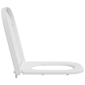 Quick Release Toilettensitz mit sanftem Schließen Duroplast Weiß