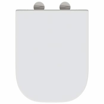 Quick Release Toilettensitz mit sanftem Schließen Duroplast Weiß