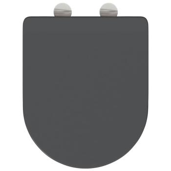 Toilettensitz Anthrazit 47 x 36 x 3,4 cm Duroplast